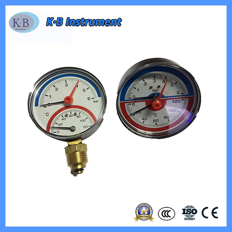 Θερμο-Μανόμετρο, Μηχανικός δείκτης πίεσης και μετρητής θερμοκρασίας