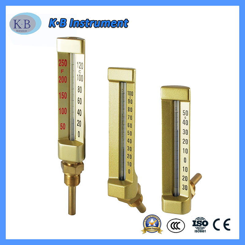 Χονδρική τιμή εργοστασίου Προσαρμοσμένο Βιομηχανικό Θερμόμετρο V-Γραμμή V Γραμμή Θερμόμετρος Γραμμής V