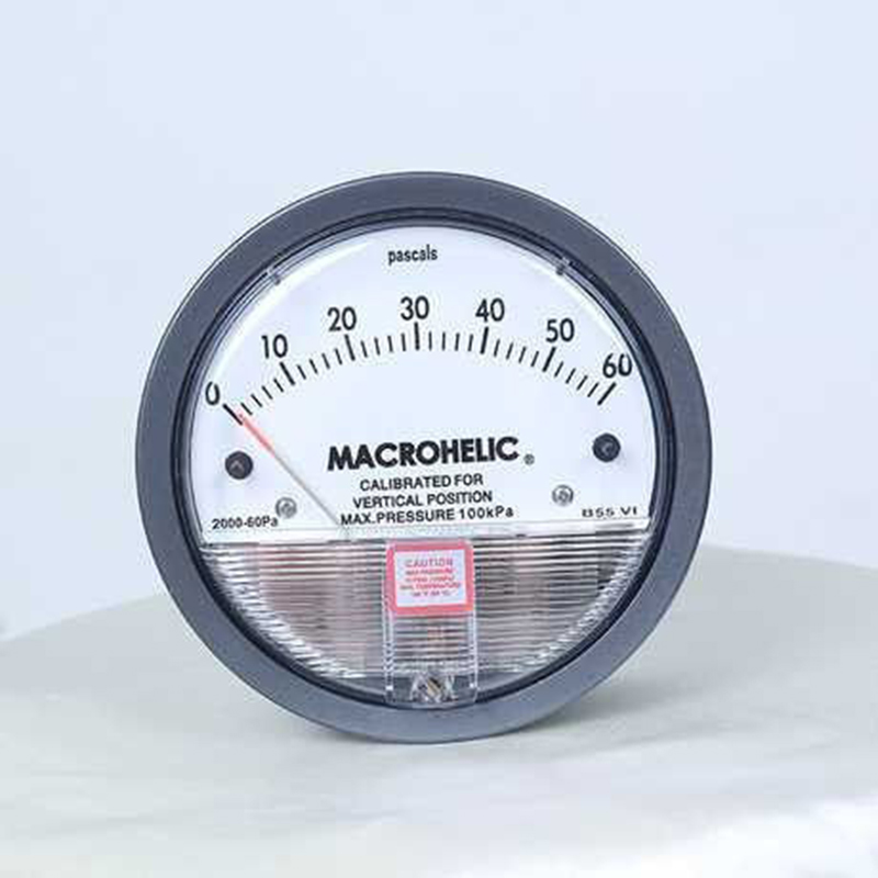 4 Ίνκ 100mm Διαφοροποιημένη πίεση αέρα Μαγνητικό εύρος μαζί με 6mm Καθαρός σωλήνας PVC